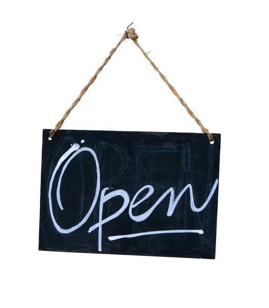 Isolated Hanging Open Sign — Stock Photo, Image