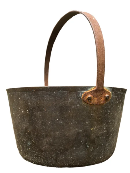 复古黄铜桶 — 图库照片