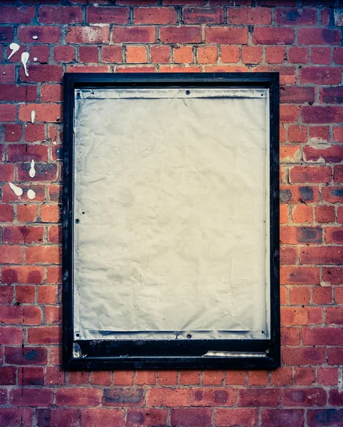 Grungy Blank Billboard — Stock Photo, Image