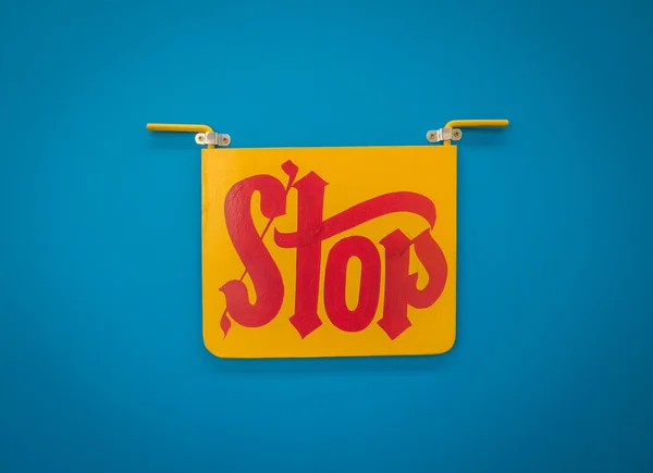 Bright Indian Stop Sign — Stock Photo, Image