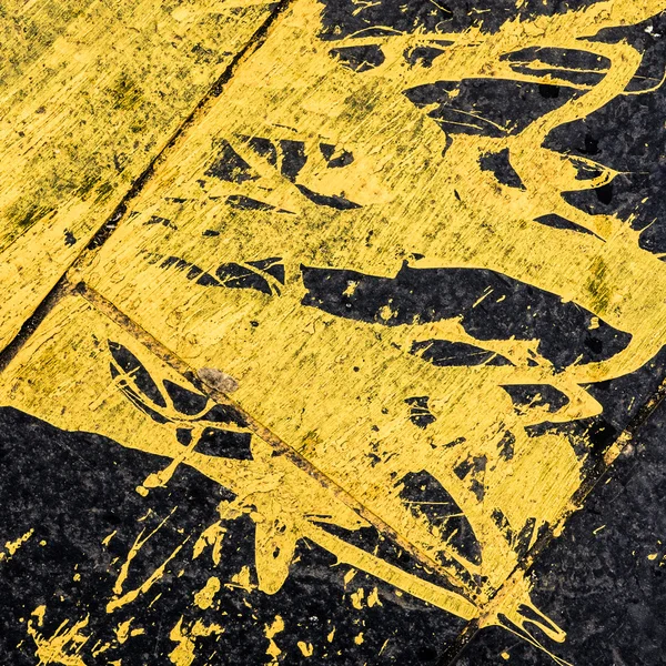 Spilled Yellow Paint Background — Stock Photo, Image