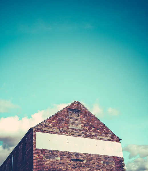 Bâtiment d'enseigne vierge — Photo