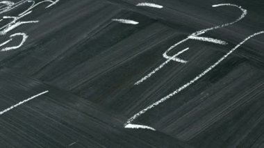 Matematik denklemler yazı tahtası