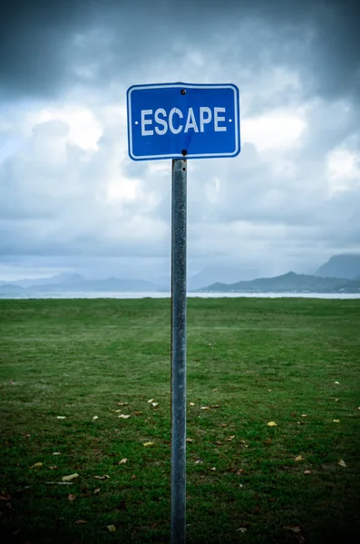 Señal de escape — Foto de Stock