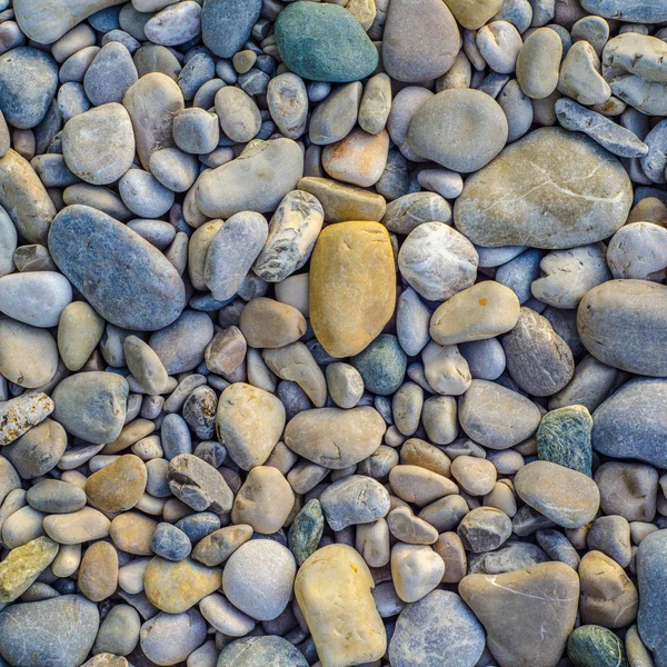 Background Of Smooth River Stones — Stock Photo, Image