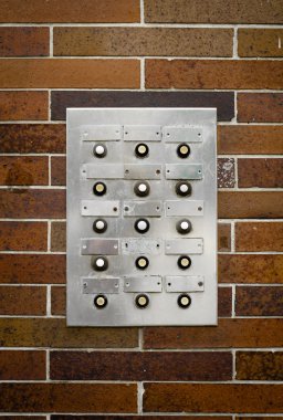 Retro Grungy apartman İnterkom