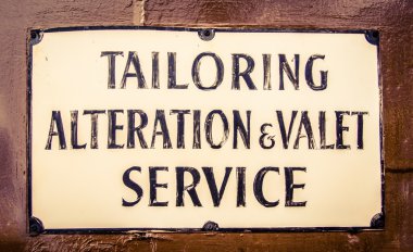 Vintage Tailor Sign In London