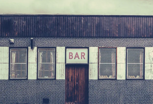 Retro Grungy Urban Bar — Stock Photo, Image