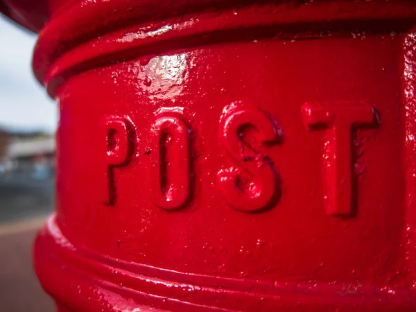 Brytyjski Skrzynka pocztowa detal — Zdjęcie stockowe