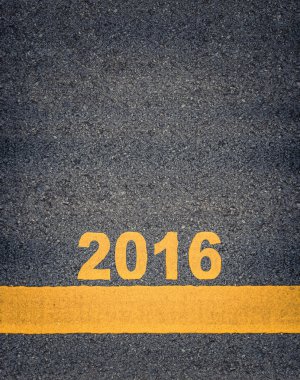 2016 gösterilen asfalt yol işaretleri