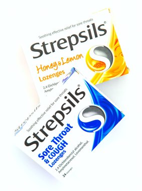 2 kutu Strepsils boğaz pastilleri boğaz