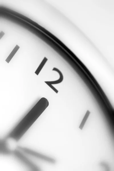 白時計顔時間の概念 — ストック写真