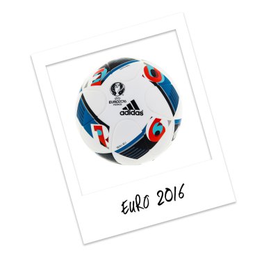 Polaroid Photo Euro 2016 Football clipart