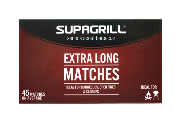 Box of Supagrill Matches — Stock Photo, Image