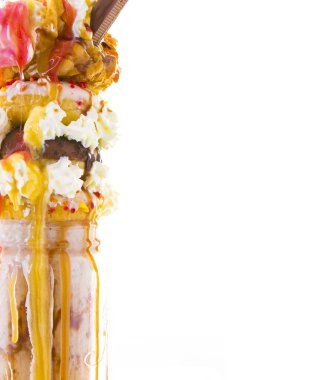 Bir Freakshake yakın çekim 