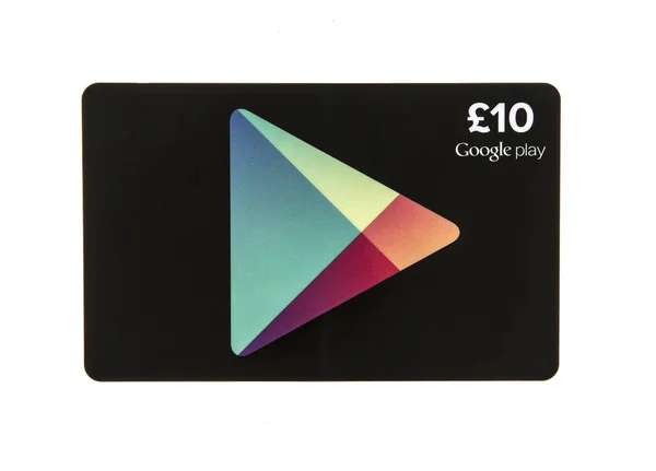 Google Play Card — Stock Photo, Image