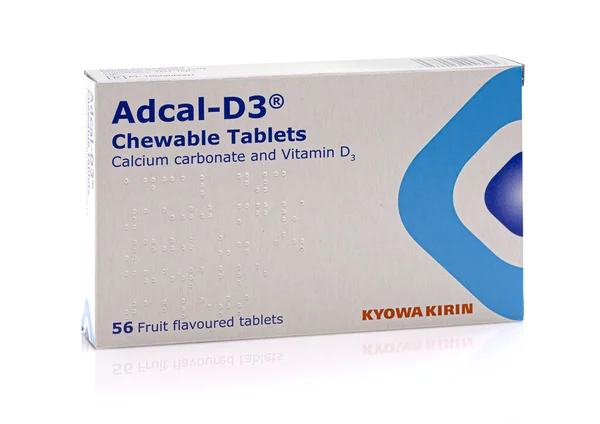 Swindon January 2021 Packet Adcal Chewable Tablets — 图库照片