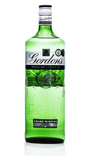 Swindon Ngiltere Nisan 2021 Bir Şişe Gordons Special Dry London — Stok fotoğraf