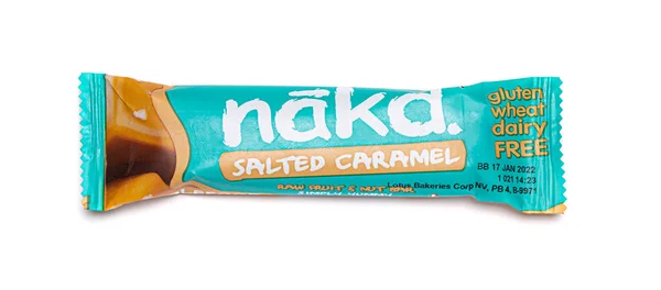 Swindon May 2021 Nakd Salted Caramel Raw Friut Nut Wholefood — ストック写真