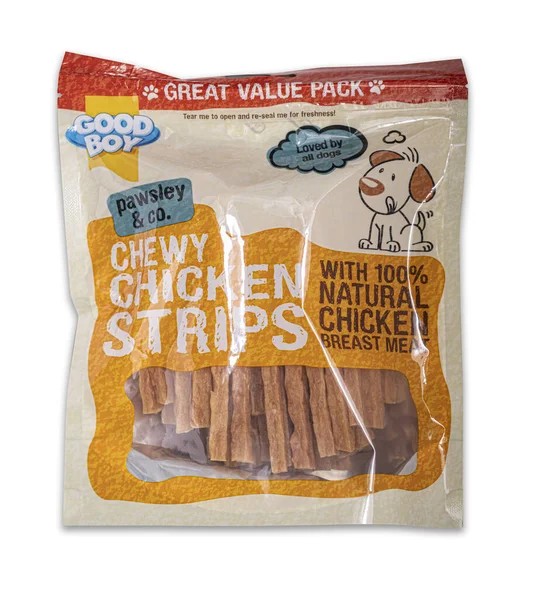 Swindon Reino Unido Mayo 2021 Good Boy Chewy Chicken Strips — Foto de Stock
