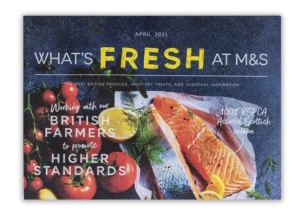 Swindon May 2021 Whats Fresh Marks Spencer Food Best British — Stock Photo, Image