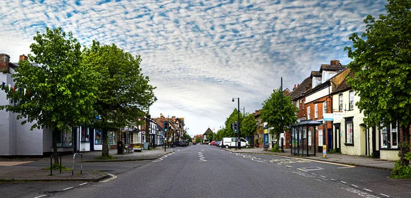 Royal Wootton Bassett High Street Wczesnym Rankiem — Zdjęcie stockowe