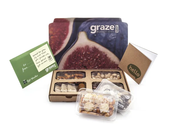 Caja de bocadillos Graze — Foto de Stock