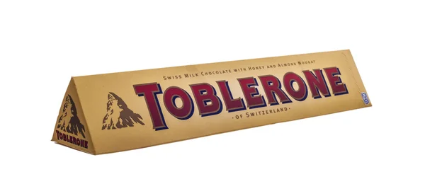 Toblerone 초콜릿 바 — 스톡 사진