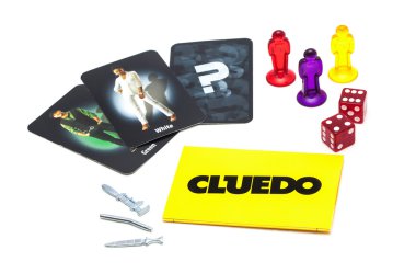 Cluedo murder mystery game clipart