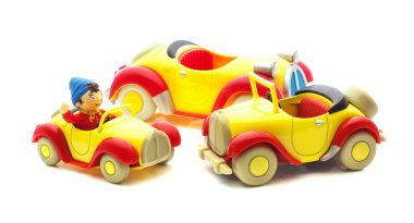 Üç Noddy araba 
