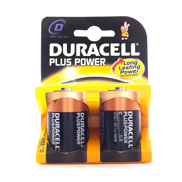 Duracell C Cell Batteries — Stock Photo, Image