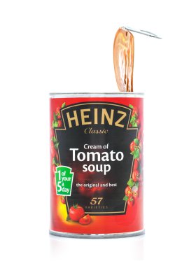  Üç Heinz domates çorbası
