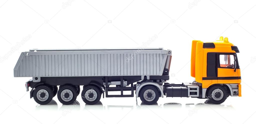 Tipper Truck on White Background — Stock Photo © urbanbuzz #62458495