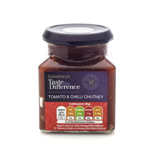 Tomate y Chilli Chutney — Foto de Stock