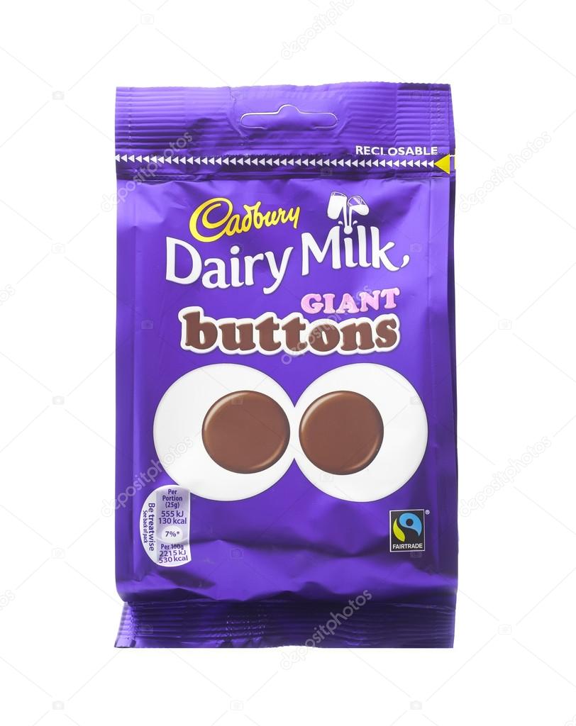 Cadbury Dairy Milk Giant Buttons Stock Editorial Photo © urbanbuzz