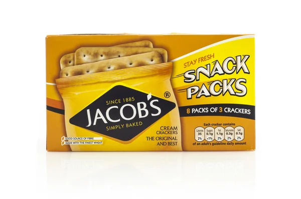 Jacobs 'Snack Pack' room Crackers — Stockfoto