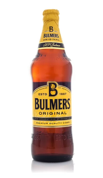 Bottle Of Bulmers Original Cider — Stock Photo, Image