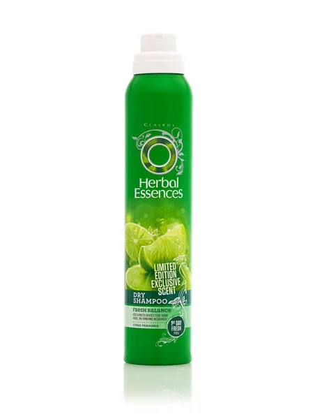 Essências de ervas Shampoo seco — Fotografia de Stock