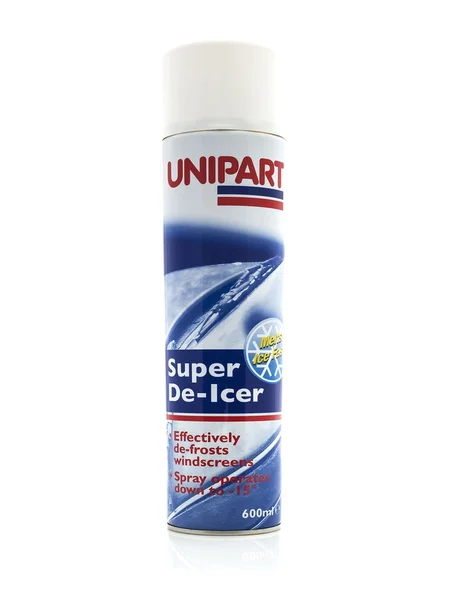 Unipart 600 Ml odmrazování aerosolu — Stock fotografie