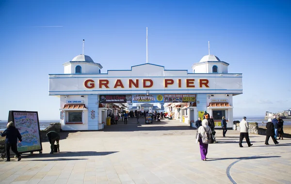 The Rebuilt Weston Super Mare Grand Pier — Stock Photo, Image