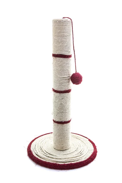 Cat scratching post — Stock Photo, Image