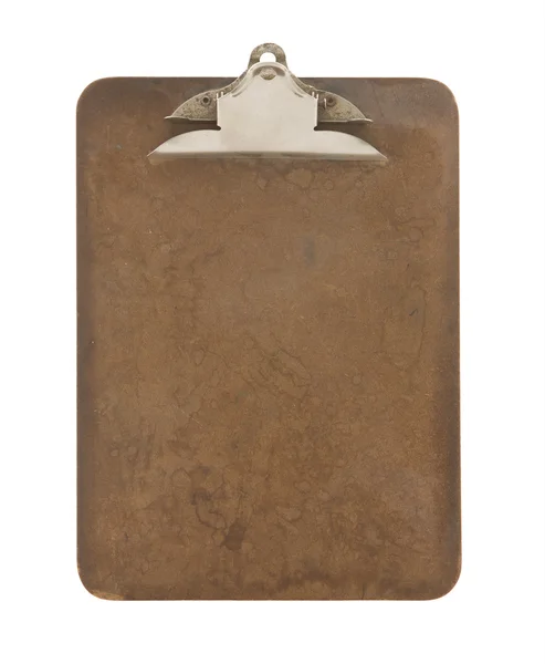 Old Retro Clipboard on a White Background — Stock Photo, Image