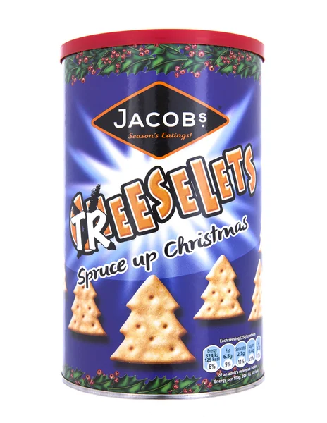 Jacobs Cheeselets Natal Árvores — Fotografia de Stock