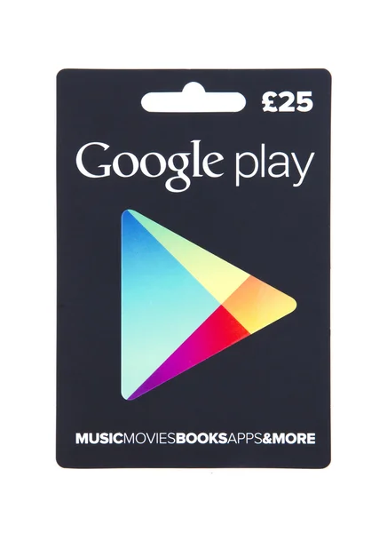 Google Play Gift Card — Stock Photo, Image