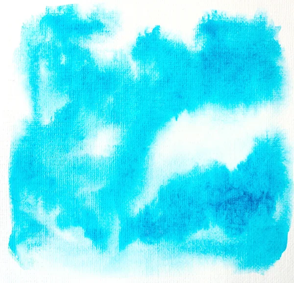 Abstrait bleu aquarelle fond — Photo