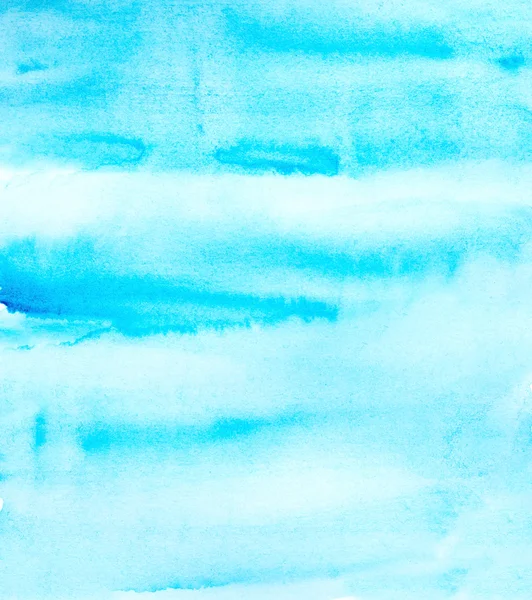 Abstrait bleu clair avec texture aquarelle — Photo