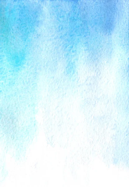 Abstracte Waterkleur Achtergrond Met Blauwe Turquoise Kleuren — Stockfoto