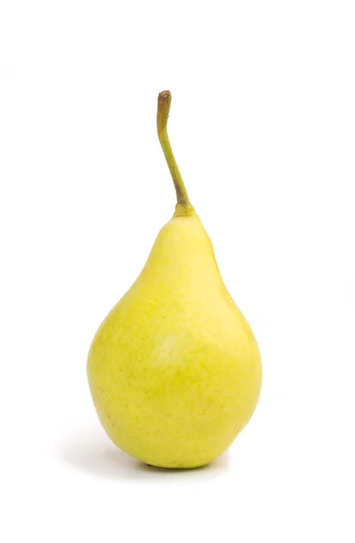 Yellow Pear White Background — Stock Photo, Image