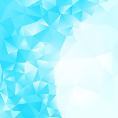 arka ışık mavi plan ile çokgen çizmek