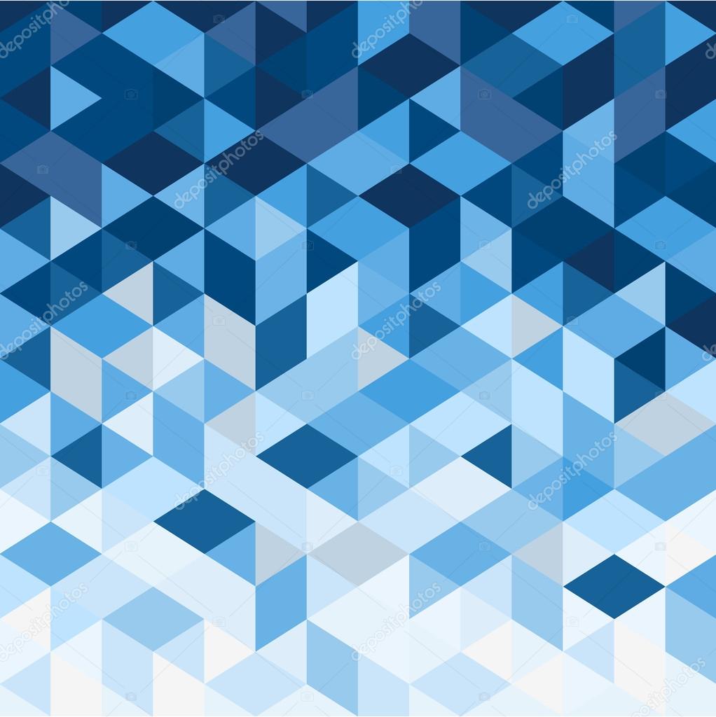 blue abstract polygonal background. vector geometric design with